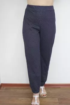 Брюки трикотажные Полина (горох)