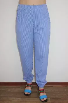 Брюки трикотажные Полина (полоса)