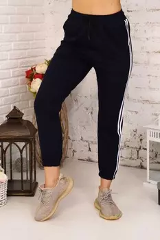 Брюки трикотажные Поллин (темно-синие)