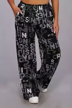 Брюки трикотажные Ральфи (черные)