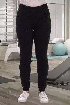 Брюки трикотажные Равенна (черные)