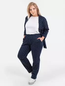 Брюки трикотажные Сильва (синие)