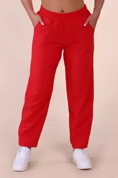 Брюки трикотажные Сирена (красные)