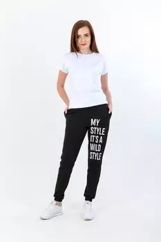 Брюки трикотажные Тереза (черные) рр