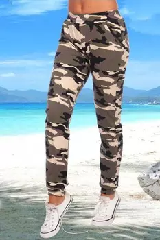 Брюки трикотажные Вера (камуфляж)