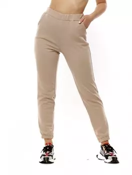 Брюки трикотажные Викки (бежевые)