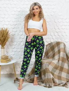 Брюки трикотажные Восход (брокколи)