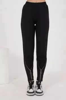 Брюки трикотажные Зорея (черные)