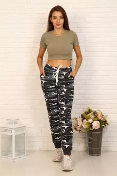 Брюки трикотажные Зосима (серые)