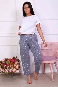 Брюки вискозные Робин (синие)
