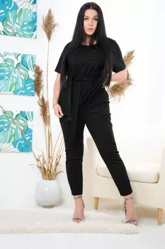 Брюки замшевые Бернис (черные)