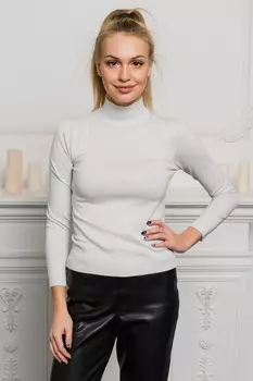 Джемпер трикотажный Аня (серый)