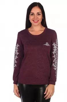 Джемпер трикотажный Диана (бордовый)