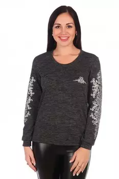 Джемпер трикотажный Диана (черный)