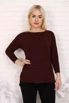 Джемпер трикотажный Джос (бордовый)