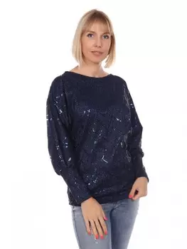 Джемпер трикотажный Франка (темно-синий)