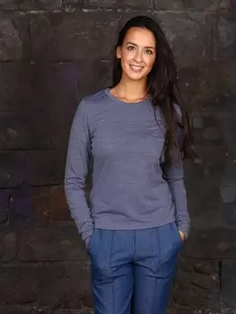 Джемпер трикотажный Эшли (серо-синий) рр