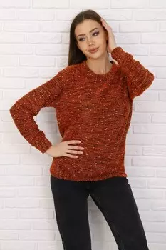 Джемпер трикотажный Юлиана (терракотовый)