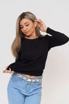 Джемпер трикотажный Карида (черный)