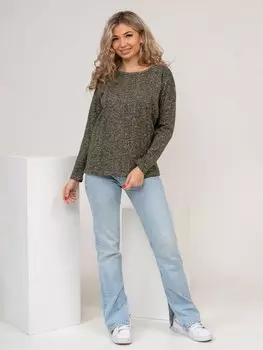 Джемпер трикотажный Мода (зеленый)