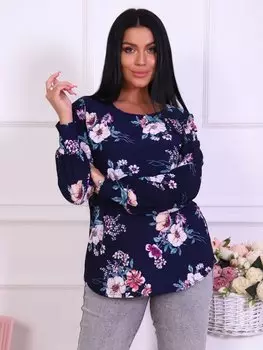 Джемпер трикотажный Рапсодия (цветы)