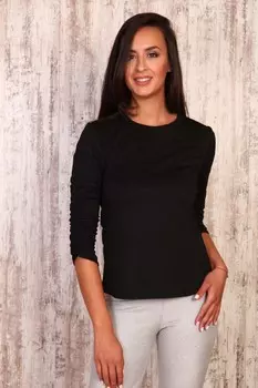 Джемпер трикотажный Регина (черный)