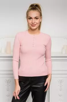 Джемпер трикотажный Сильвия (розовый)