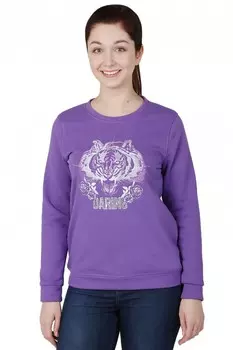 Джемпер трикотажный Тигрица (фиолетовый)
