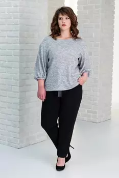 Джемпер трикотажный Валерия (серый) рр