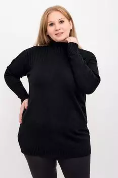 Джемпер вязаный Лаура (черный)