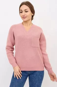 Джемпер вязаный Леди (розовый)