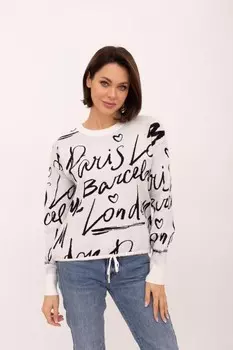 Джемпер вязаный Морис (белый)