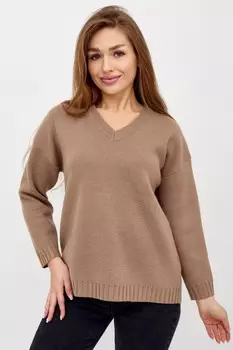 Джемпер вязаный Соло (кофейный)