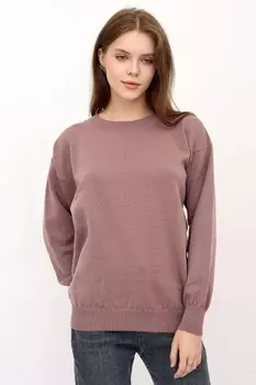 Джемпер вязаный Ульяна (коричневый)