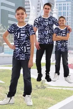 Футболка детская Наследник (темно-синяя)