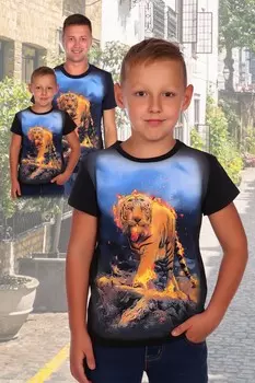 Футболка детская Шерхан (черная) рр