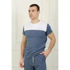 Футболка мужская Антон (синяя)