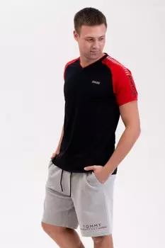 Футболка мужская Атлет (черная) рр