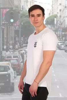 Футболка мужская Бэйн (белая)