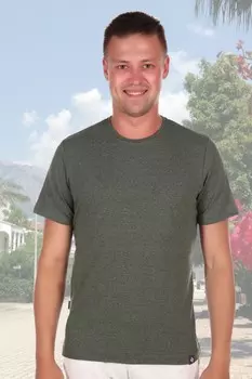 Футболка мужская Бастиан (хаки)