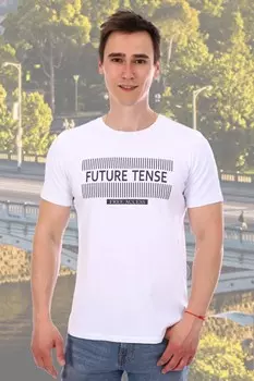 Футболка мужская Билл (белая)