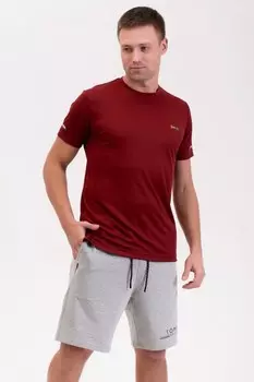 Футболка мужская Брюс (бордовая)