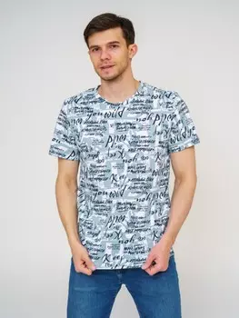 Футболка мужская Буквы (хаки)