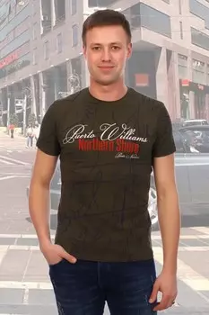 Футболка мужская Джошуа (хаки) рр