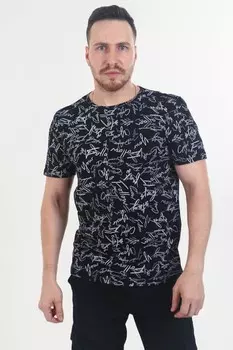 Футболка мужская Флориан (черная)