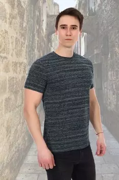 Футболка мужская Илья (темно-зеленая)