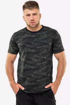 Футболка мужская Эндрю (темно-зеленая)