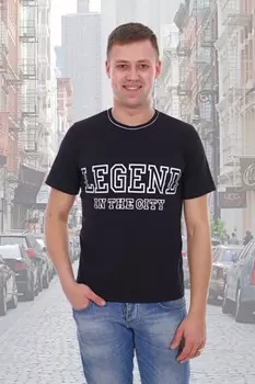 Футболка мужская Эпоха (черная)