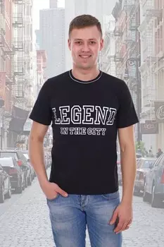 Футболка мужская Эпоха (черная) рр