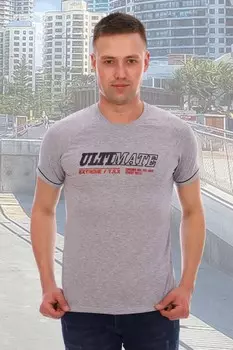 Футболка мужская Экстрим (меланж) рр